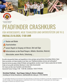Pfadfinder Crashkurs