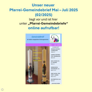 Neuer Pfarrei-Gemeindebrief ist online