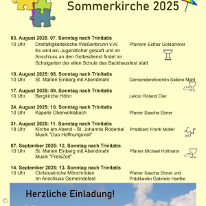 Sommerkirche 2025
